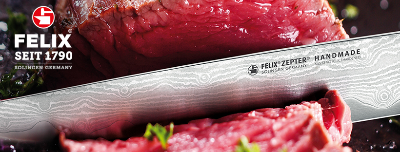 Noże kuchenne marki Felix Solingen - poznaj nową serię Smoked Oak