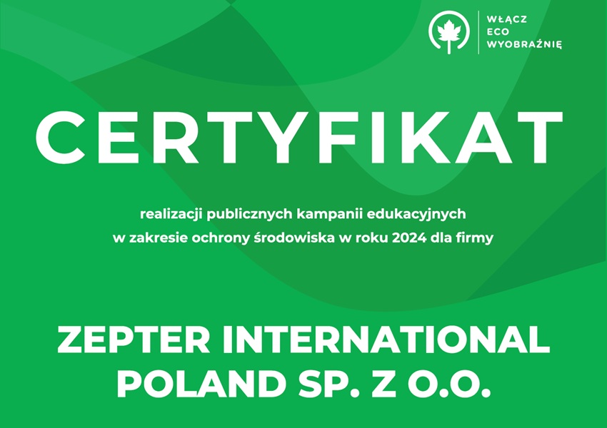 Zepter wspiera edukację ekologiczną w ramach kampanii Grupy Biosystem "Włącz Eco Wyobraźnię".